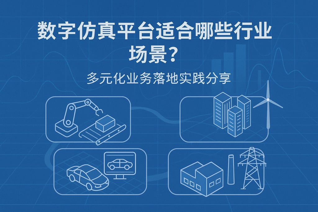 数字仿真平台适合哪些行业场景？多元化业务落地实践分享