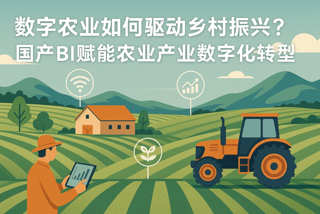 数字农业如何驱动乡村振兴？国产BI赋能农业产业数字化转型