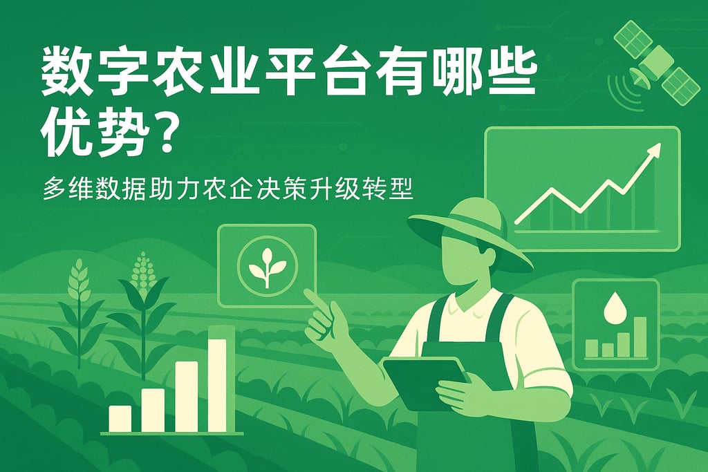 数字农业平台有哪些优势？多维数据助力农企决策升级转型