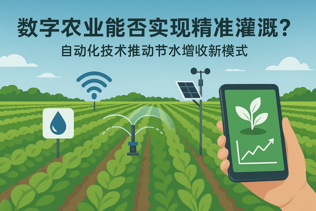 数字农业能否实现精准灌溉？自动化技术推动节水增收新模式
