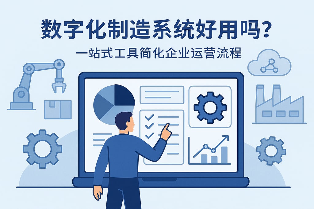 数字化制造系统好用吗？一站式工具简化企业运营流程