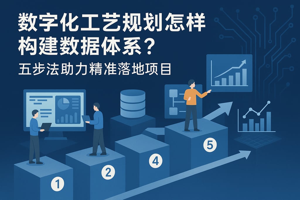 数字化工艺规划怎样构建数据体系？五步法助力精准落地项目