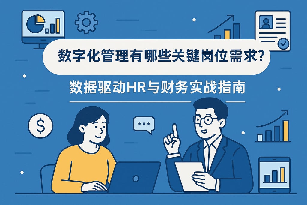 数字化管理有哪些关键岗位需求？数据驱动HR与财务实战指南