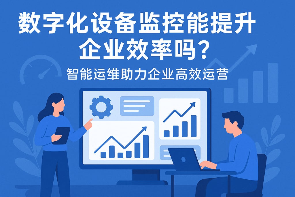 数字化设备监控能提升企业效率吗？智能运维助力企业高效运营