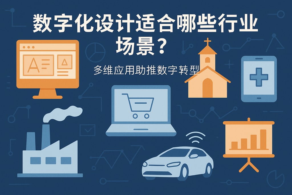 数字化设计适合哪些行业场景？多维应用助推数字转型
