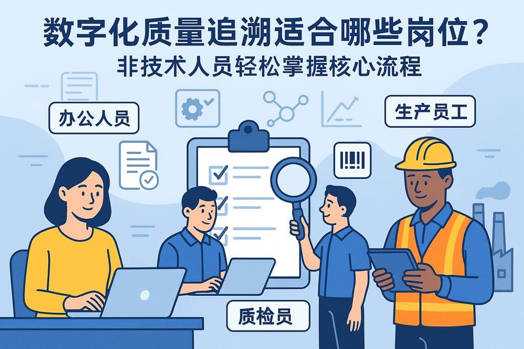 数字化质量追溯适合哪些岗位？非技术人员轻松掌握核心流程