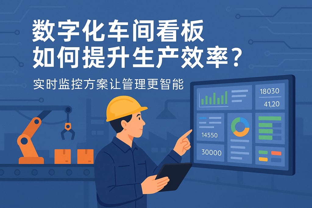 数字化车间看板如何提升生产效率？实时监控方案让管理更智能