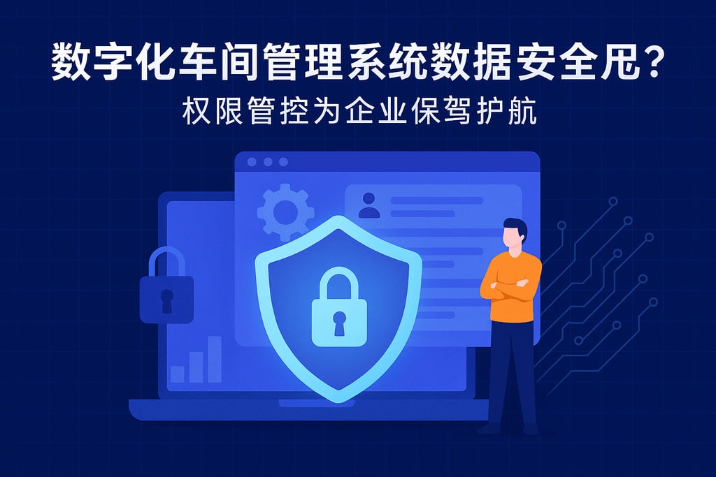 数字化车间管理系统数据安全可靠吗？权限管控为企业保驾护航