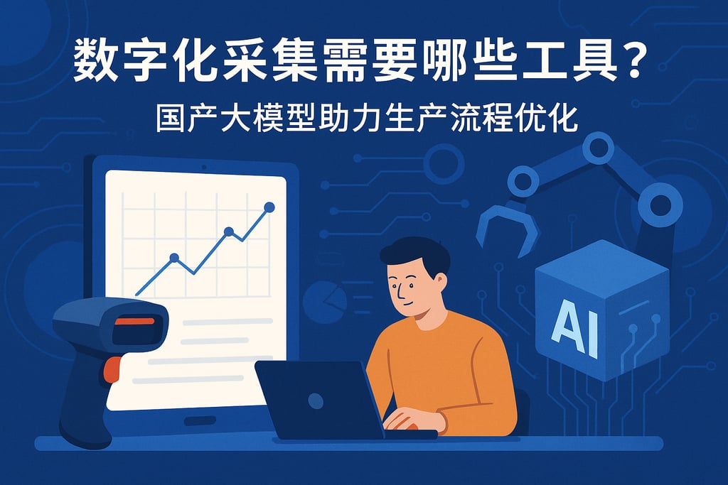 数字化采集需要哪些工具？国产大模型助力生产流程优化