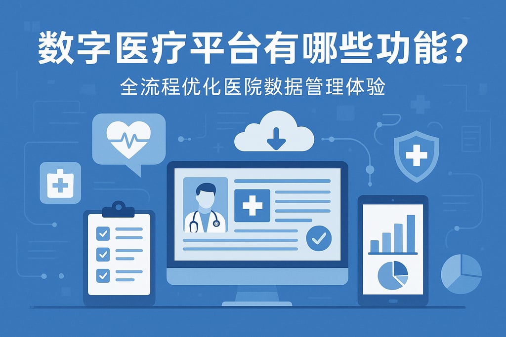 数字医疗平台有哪些功能？全流程优化医院数据管理体验