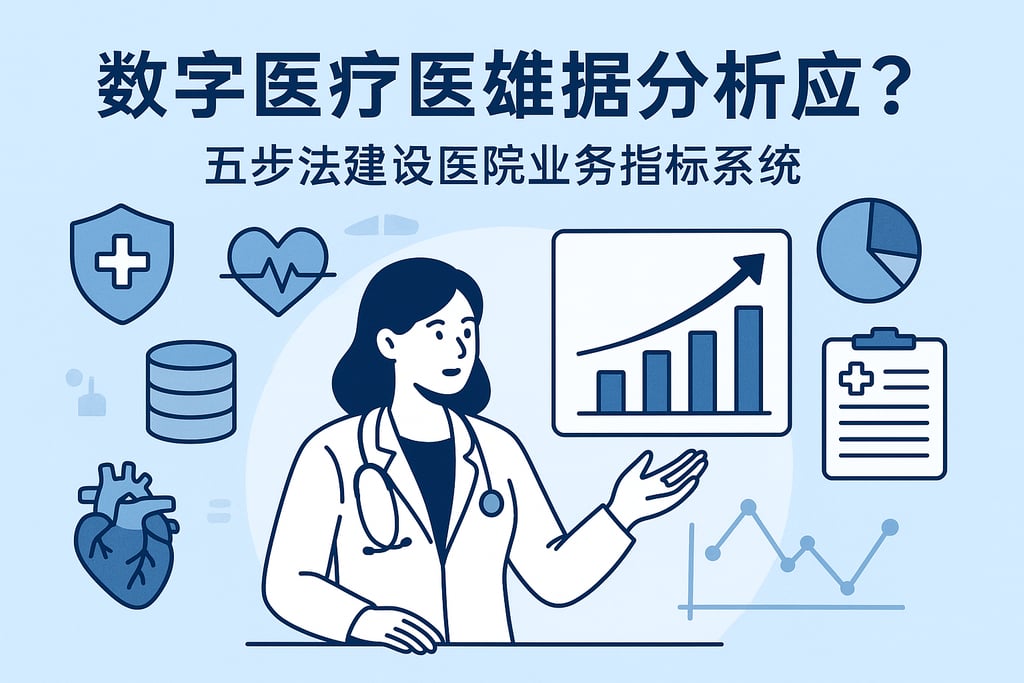 数字医疗数据分析怎么做？五步法构建医院业务指标体系