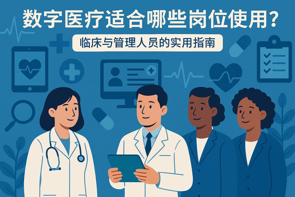 数字医疗适合哪些岗位使用？临床与管理人员的实用指南