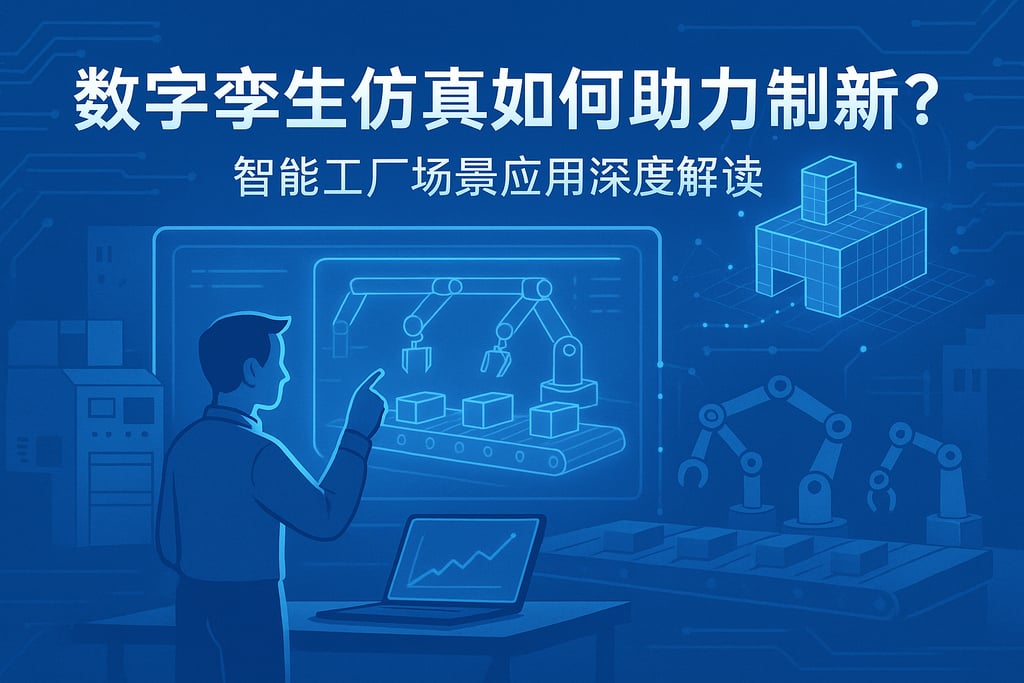 数字孪生仿真如何助力制造业创新？智能工厂场景应用深度解读