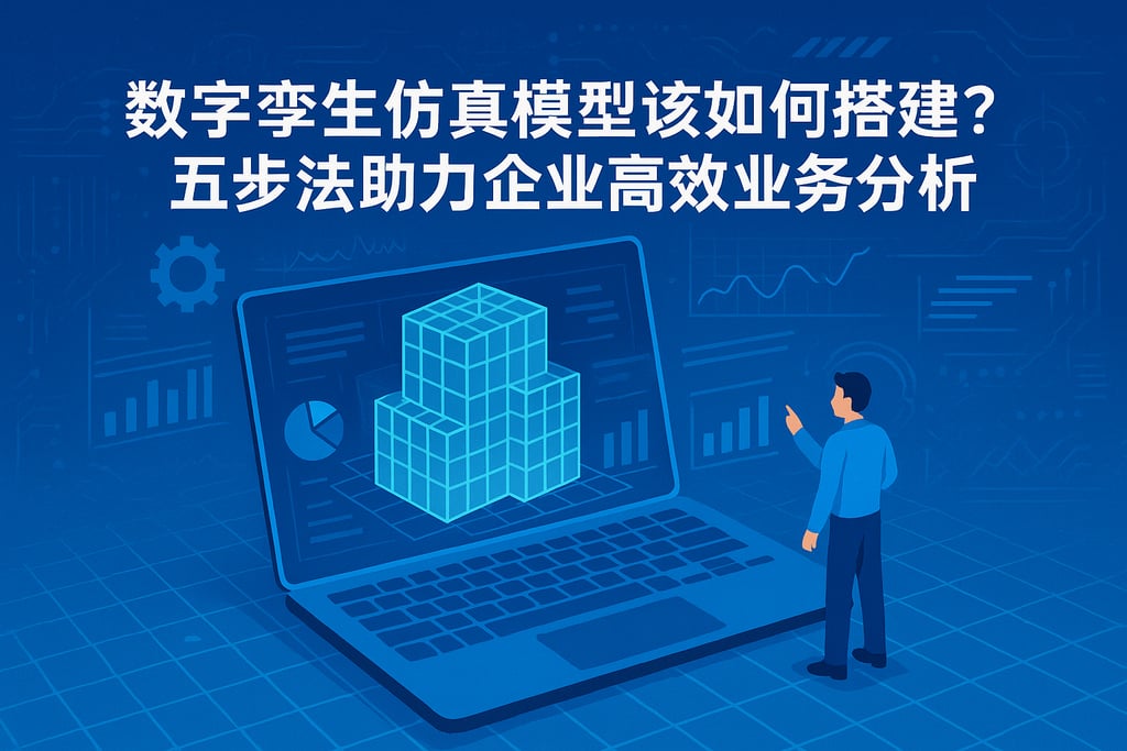 数字孪生仿真模型该如何搭建？五步法助力企业高效业务分析