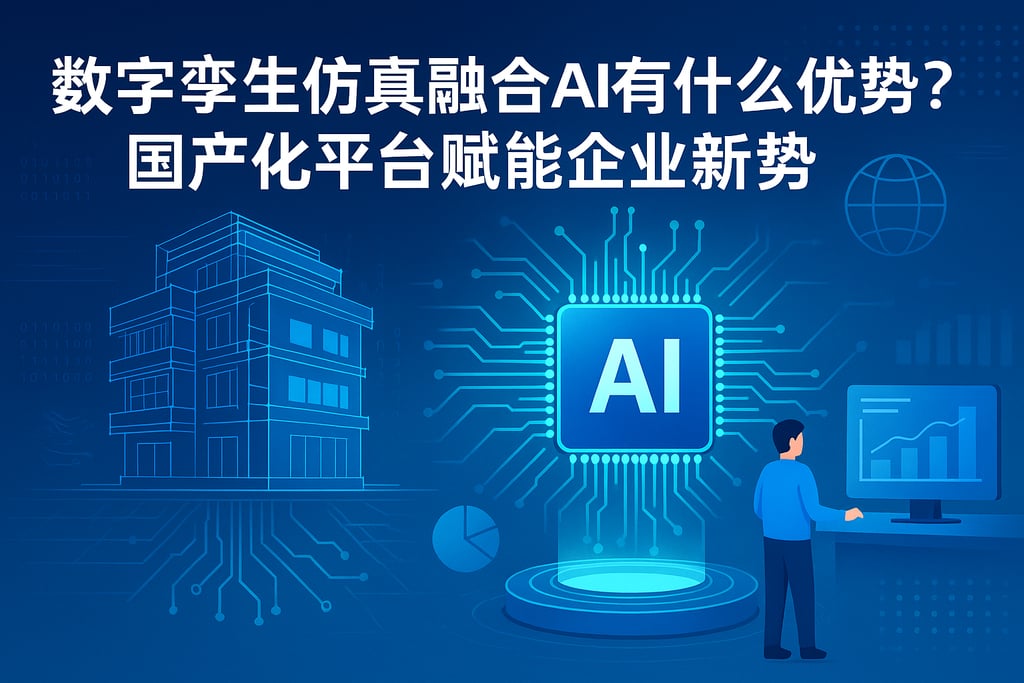 数字孪生仿真融合AI有什么优势？国产化平台赋能企业新趋势