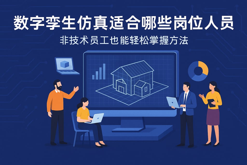 数字孪生仿真适合哪些岗位人员？非技术员工也能轻松掌握方法