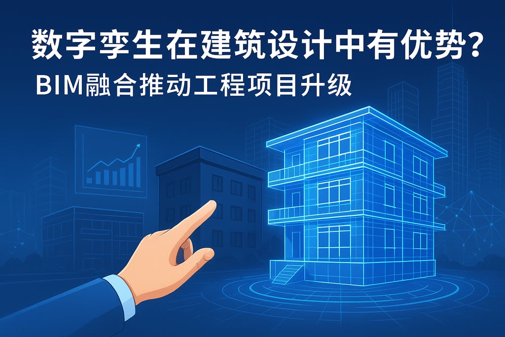 数字孪生在建筑设计中有何优势？BIM融合推动工程项目升级