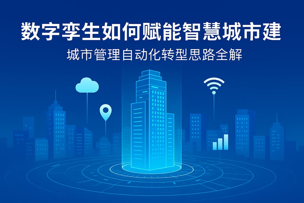 数字孪生如何赋能智慧城市建设？城市管理自动化转型思路全解