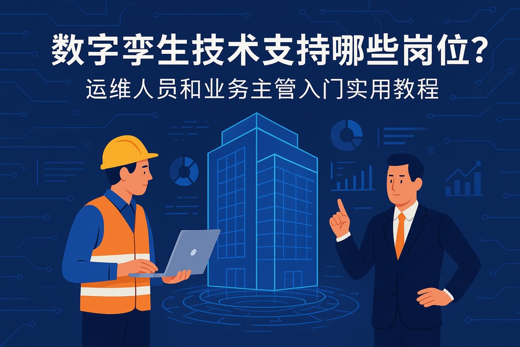 数字孪生技术支持哪些岗位？运维人员和业务主管入门实用教程