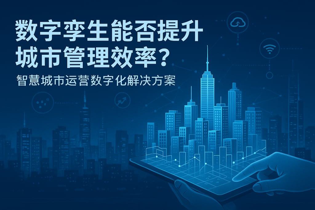 数字孪生能否提升城市管理效率？智慧城市运营数字化解决方案