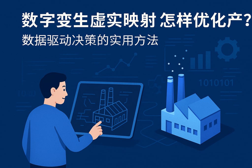 数字孪生虚实映射怎样优化生产？数据驱动决策的实用方法