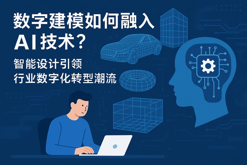 数字建模如何融入AI技术？智能设计引领行业数字化转型潮流