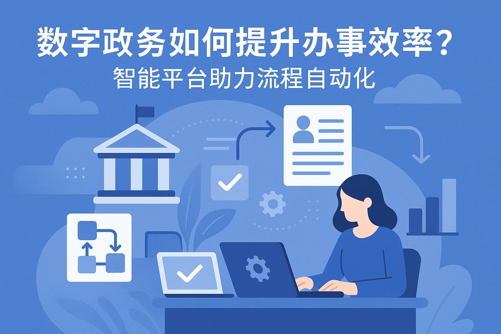 数字政务如何提升办事效率？智能平台助力流程自动化