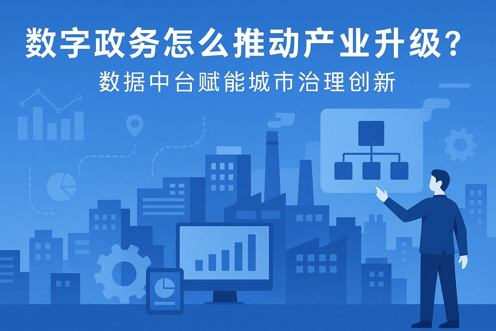 数字政务怎么推动产业升级？数据中台赋能城市治理创新