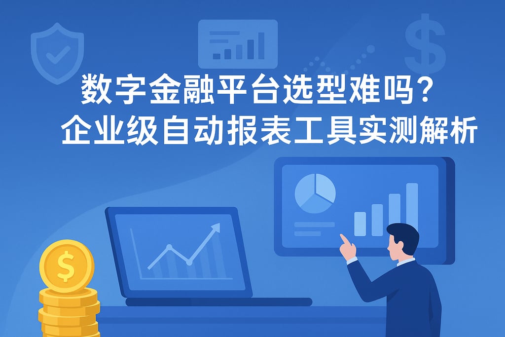 数字金融平台选型难吗？企业级自动报表工具实测解析
