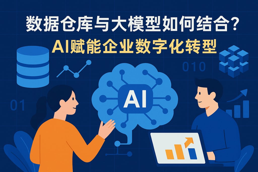 数据仓库与大模型如何结合？AI赋能企业数字化转型