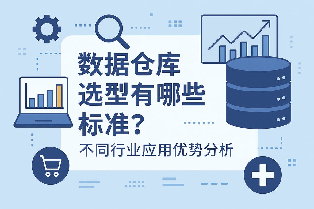 数据仓库选型有哪些标准？不同行业应用优势分析
