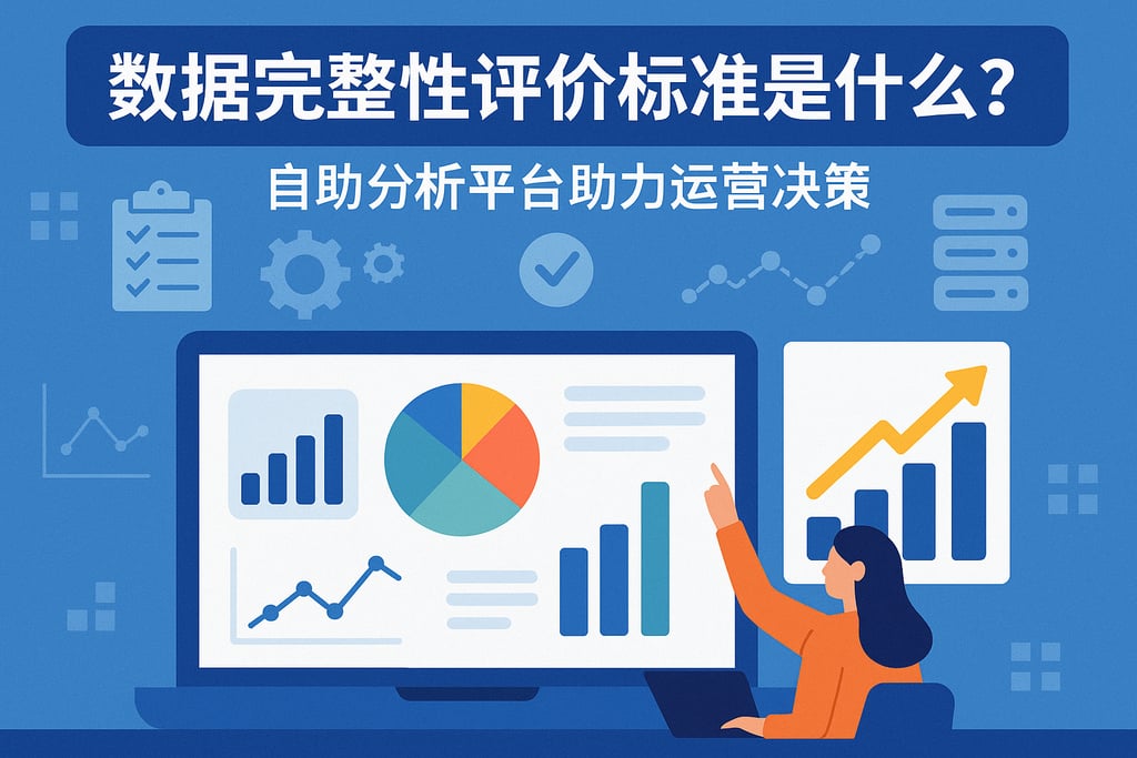 数据完整性评价标准是什么？自助分析平台助力运营决策