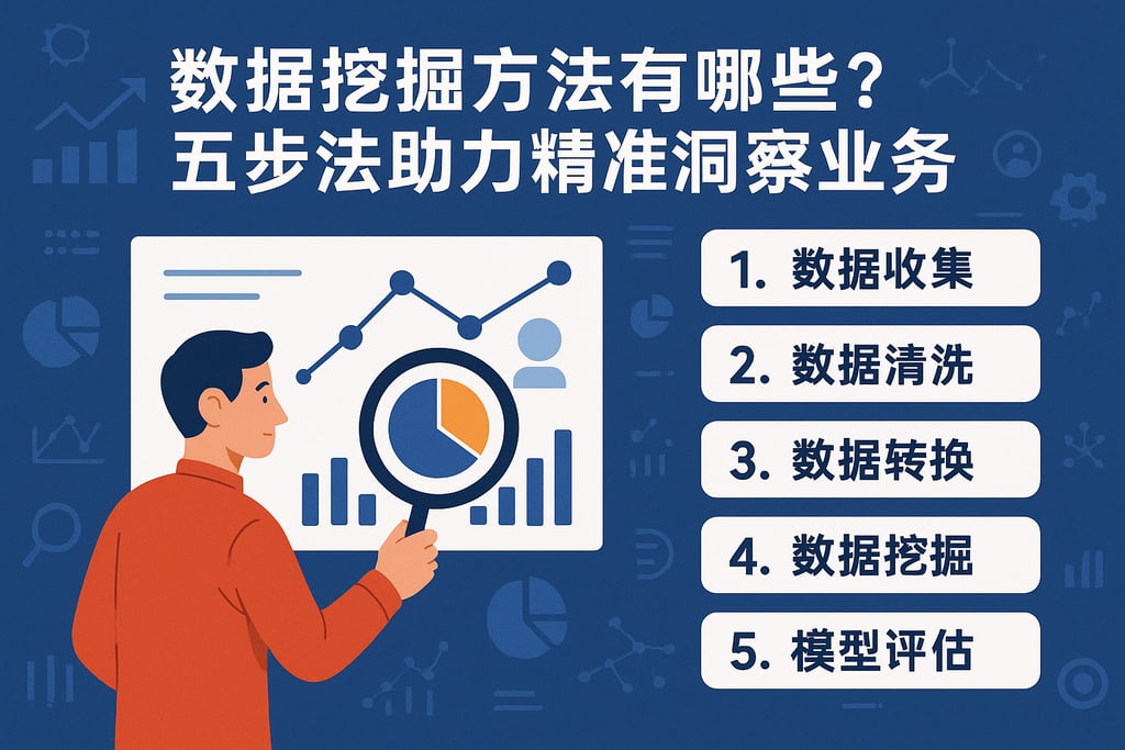 数据挖掘方法有哪些？五步法助力精准洞察业务