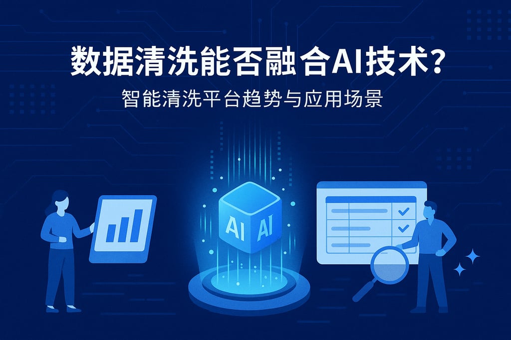 数据清洗能否融合AI技术？智能清洗平台趋势与应用场景