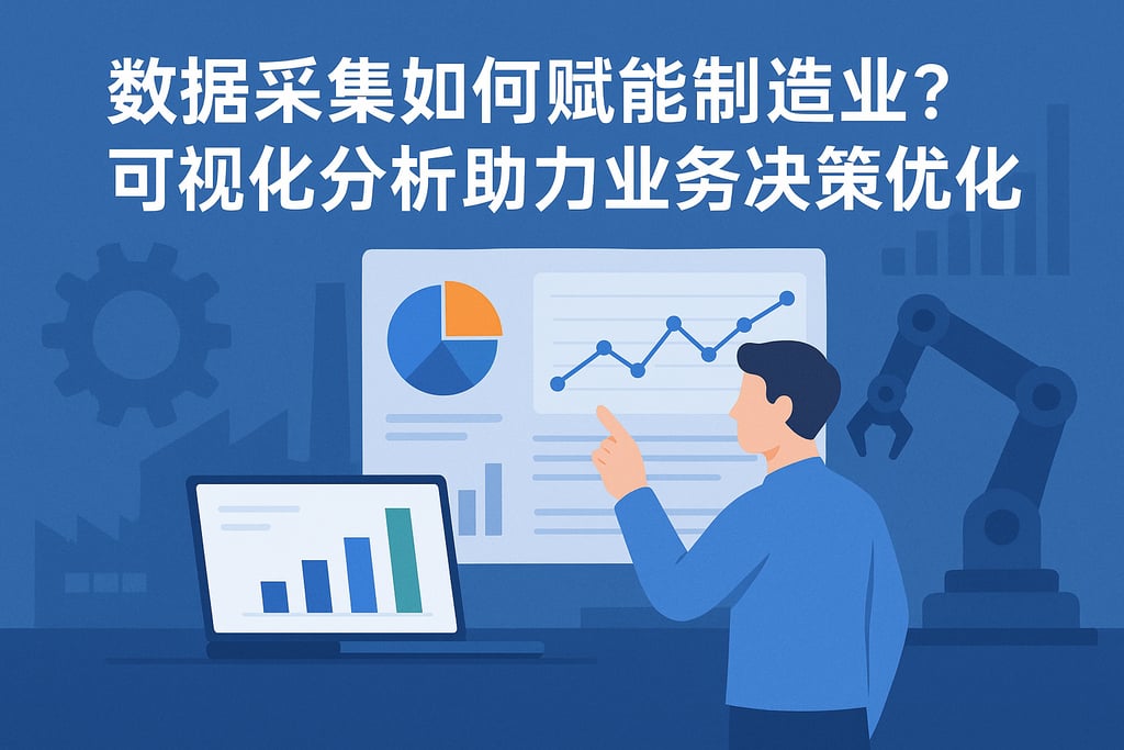 数据采集如何赋能制造业？可视化分析助力业务决策优化