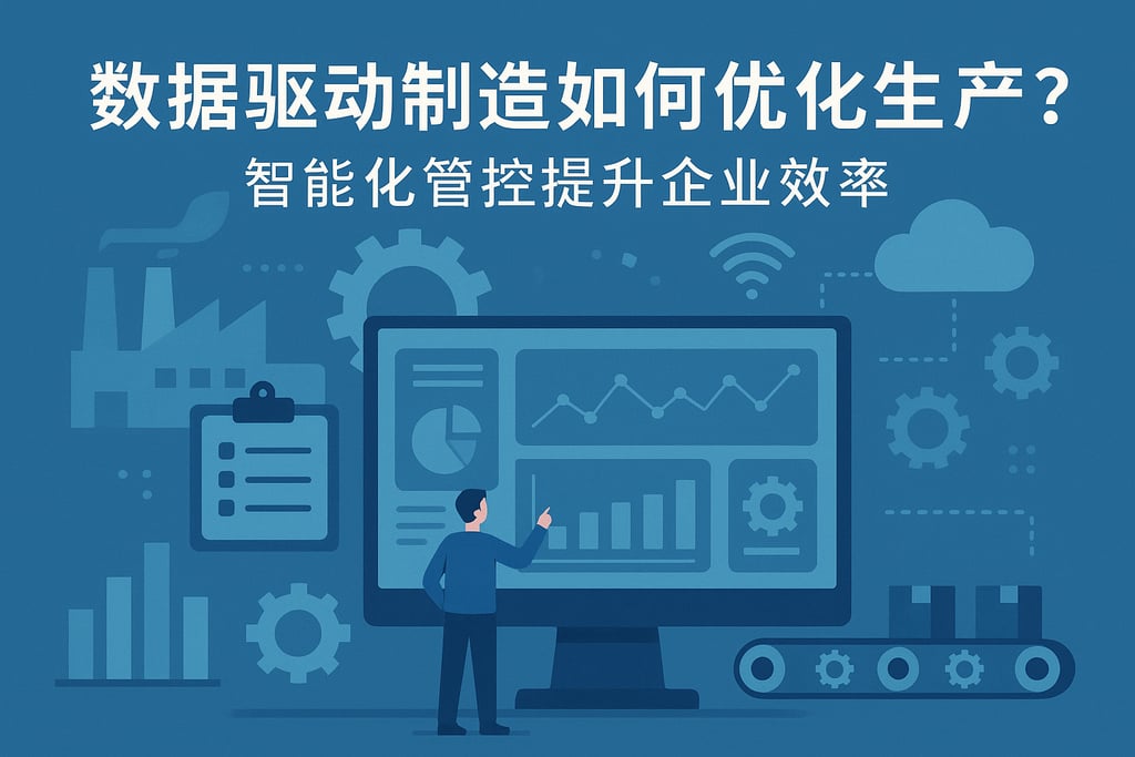 数据驱动制造如何优化生产？智能化管控提升企业效率