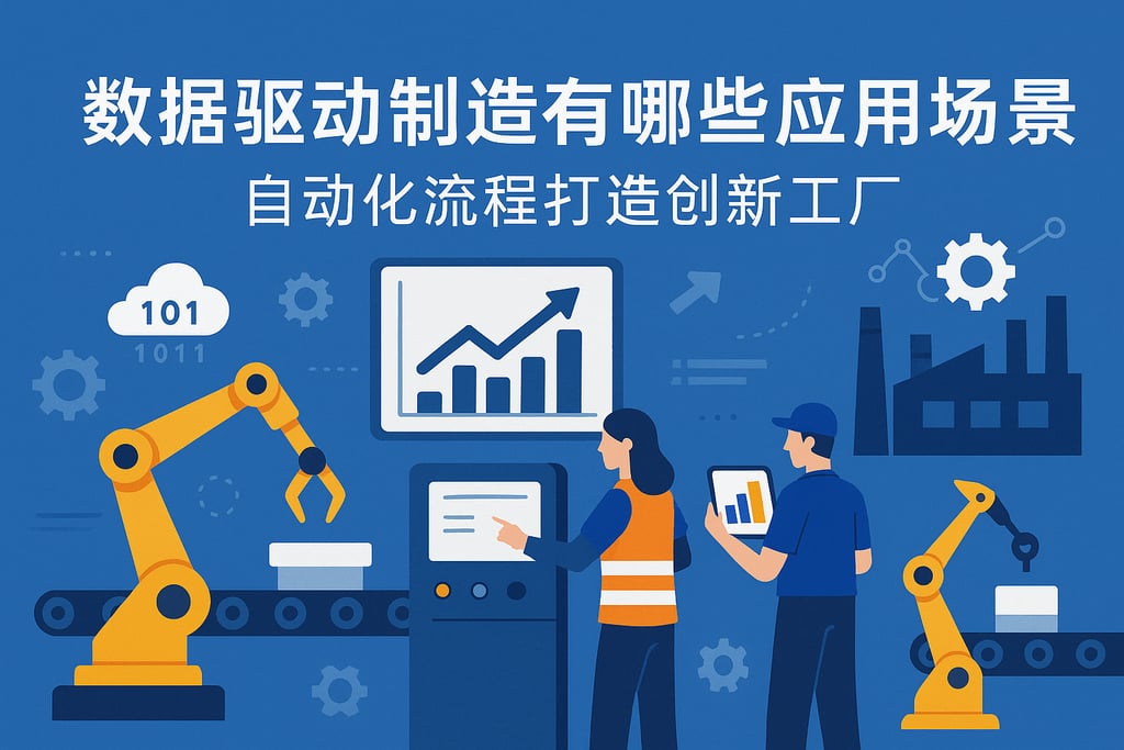数据驱动制造有哪些应用场景？自动化流程打造创新工厂