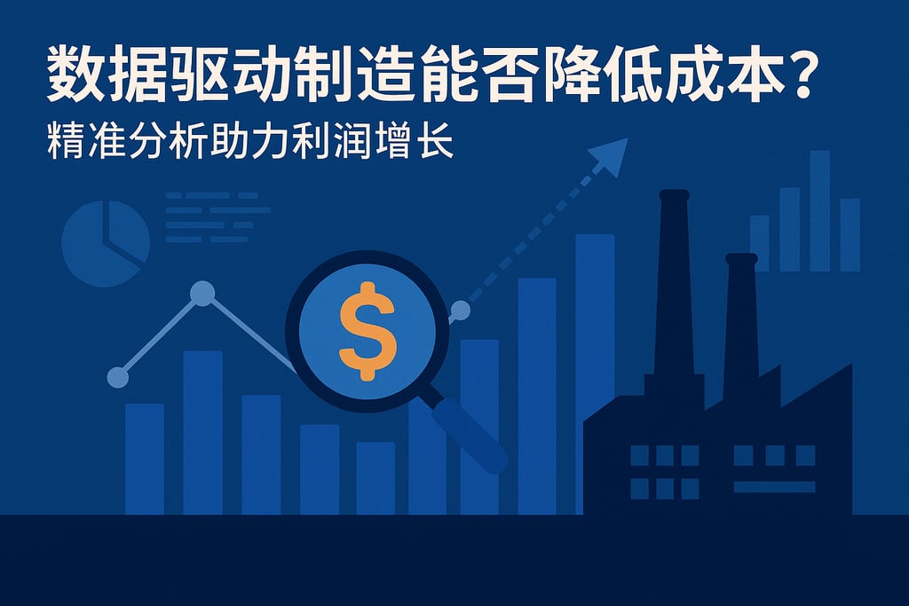 数据驱动制造能否降低成本？精准分析助力利润增长