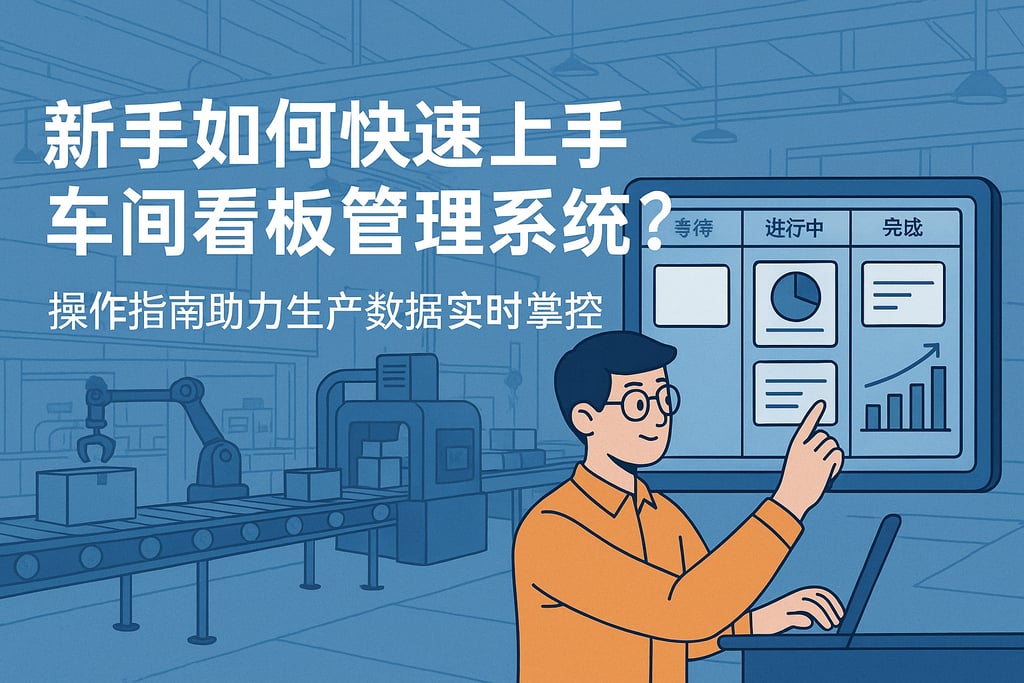 新手如何快速上手车间看板管理系统？操作指南助力生产数据实时掌控