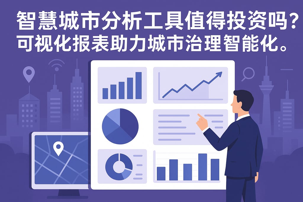 智慧城市分析工具值得投资吗？可视化报表助力城市治理智能化。