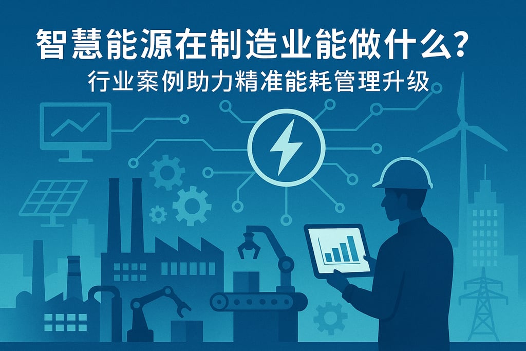 智慧能源在制造业能做什么？行业案例助力精准能耗管理升级