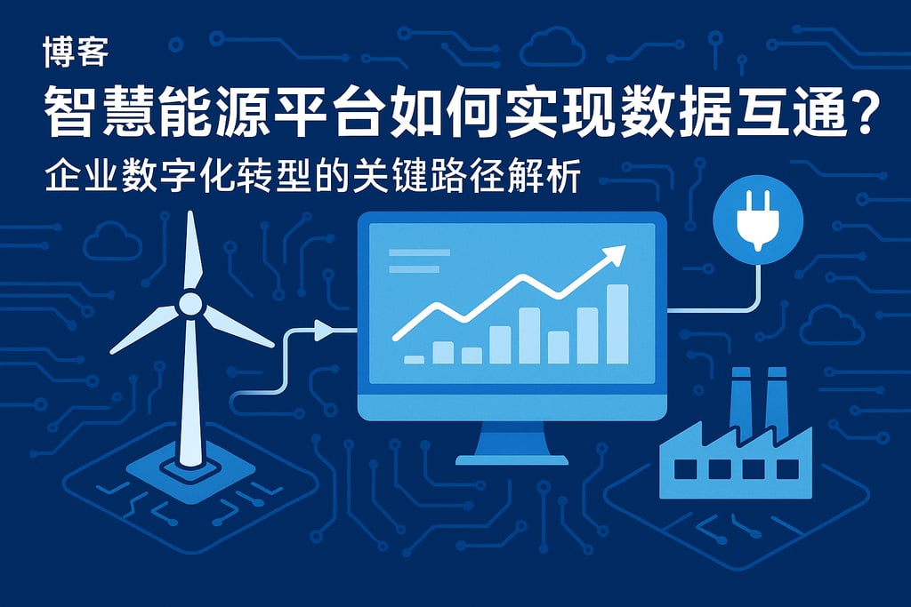 智慧能源平台如何实现数据互通？企业数字化转型的关键路径解析
