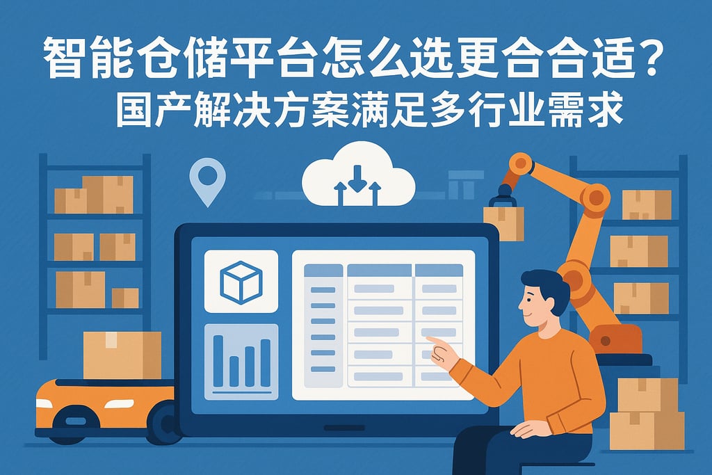 智能仓储平台怎么选更合适？国产解决方案满足多行业需求