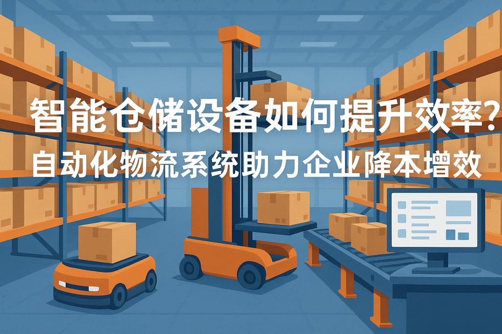 智能仓储设备如何提升效率？自动化物流系统助力企业降本增效