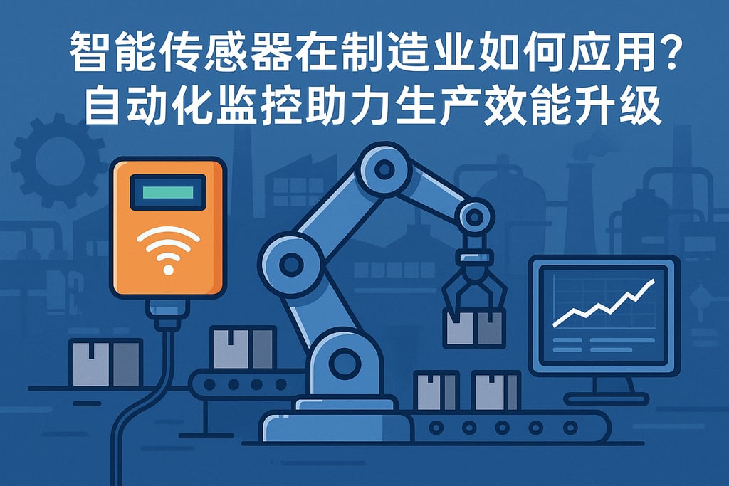 智能传感器在制造业如何应用？自动化监控助力生产效能升级