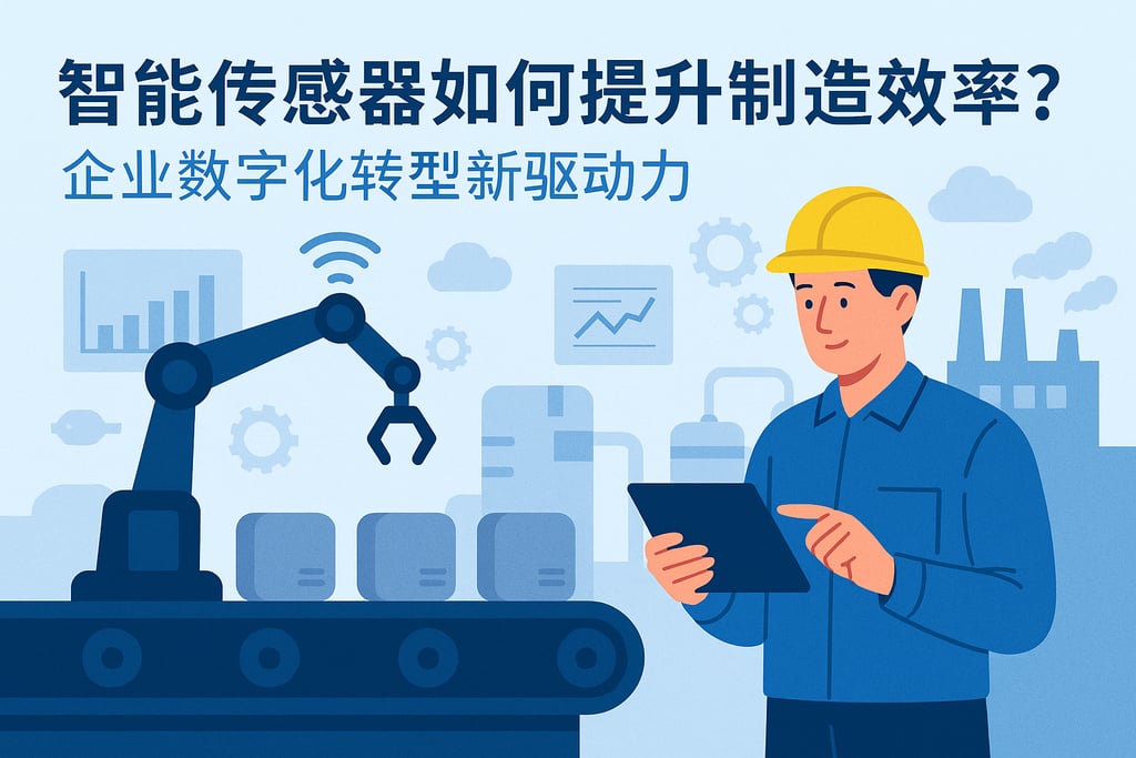 智能传感器如何提升制造效率？企业数字化转型新驱动力