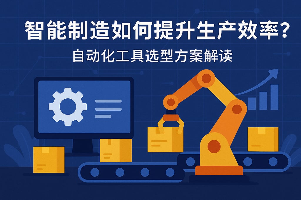 智能制造如何提升生产效率？自动化工具选型方案解读