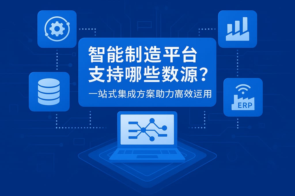 智能制造平台支持哪些数据源？一站式集成方案助力高效运营