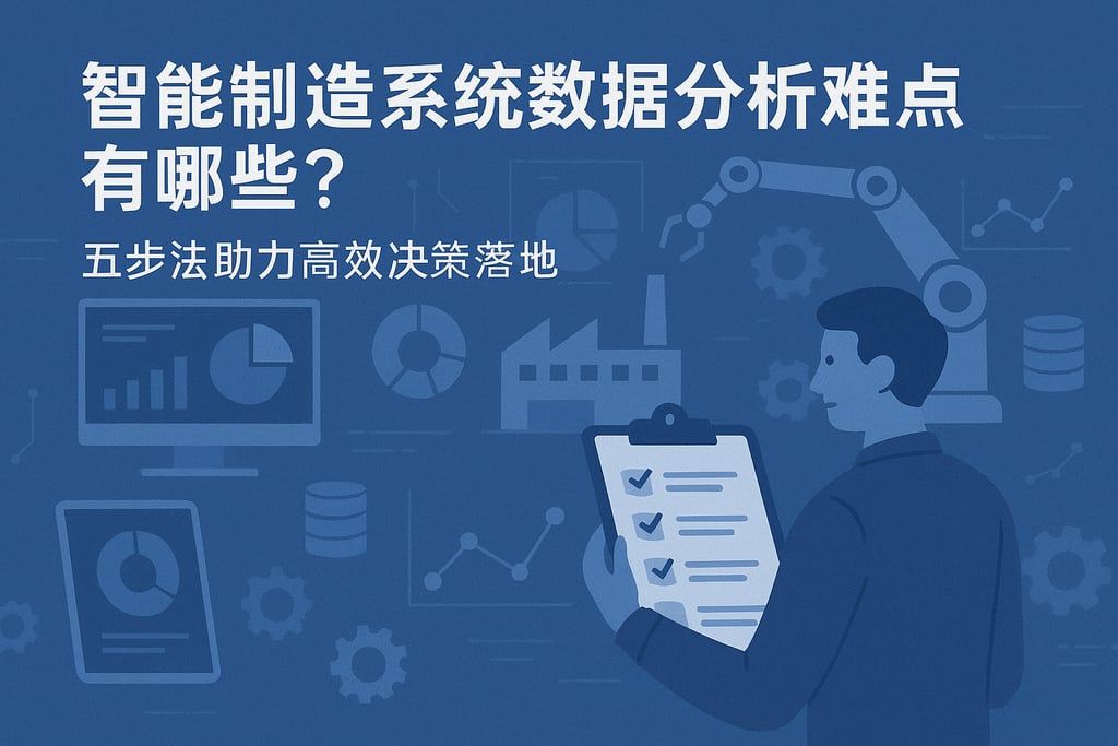智能制造系统数据分析难点有哪些？五步法助力高效决策落地