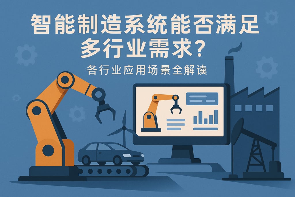 智能制造系统能否满足多行业需求？分析各行业应用场景全解读